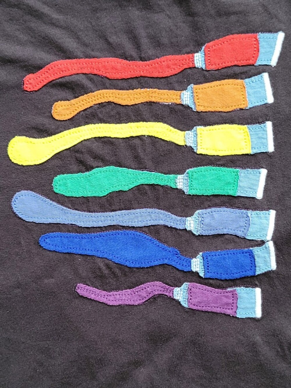 Mini Boden paintbrush Tee - Picture 2 of 8